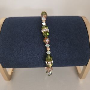 Elegant Multi Color Swarovski Crystals Bracelet